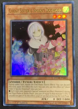 Yugioh! LP Ghost Sister & Spooky Dogwood (Alternate Art) - DUDE-EN005 - Ultra Ra - Image 1