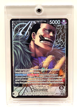 One Piece TCG Crocodile Leader OP14-079 SR Alt Art Holo ENGLISH | Mag Case -MINT - Image 1