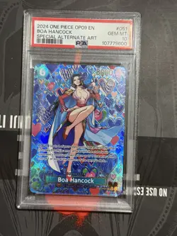 PSA 10 Boa Hancock OP07-051 OP09 SP Emperors in the New World One Piece English - Image 1