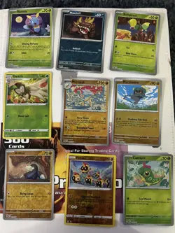 Pokemon TCG Collection Of 9 Reverse Holo Foil Cards From Various Sets All NM - Image 1