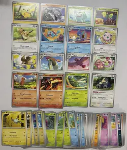 100+ Pokemon Card Lot- 2023 Pokemon Scarlet & Violet 151- No Duplicates - Image 1