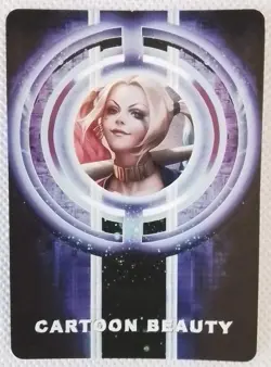 harley quinn Anime Goddess ACG Waifu Gold Beauty Holo Card - Image 2