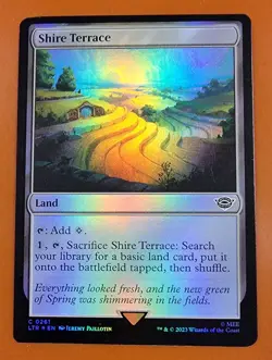 1x Shire Terrace (0261) | FOIL | LTR: Tales of Middle-Earth | MTG Magic Cards - Image 1