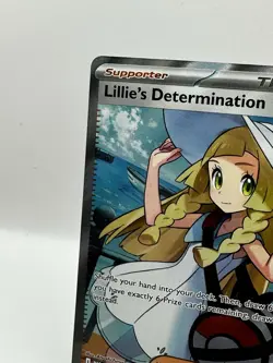 Pokemon TCG Lillie's Determination Trainer Card Holo Rare 169/132 Mint - Image 5