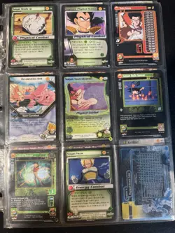 Score Dragon Ball Z CCG Mixed Card Lot Uub King Cold Vegeta Combat Cards - Image 2
