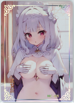 ❤NOELLE - Goddess Story ANIME WAIFU Card - YISISANTAN 2 - NC-05 GENSHIN IMPACT - Image 1