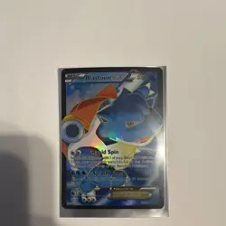 Pokemon Blastoise EX 150/160 XY Ultra Rare Full Art Holo 180 HP Card - Image 2