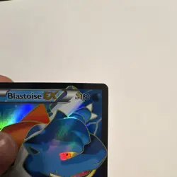 Pokemon Blastoise EX 150/160 XY Ultra Rare Full Art Holo 180 HP Card - Image 4