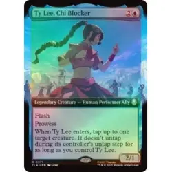FOIL TY LEE, CHI BLOCKER (EXTENDED ART) X4 Avatar: The Last Airbender TLA MTG - Image 1