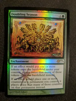 1x Judge Promo Foil Doubling Season NM - EDH Commander MTG Magic x1 - Image 1
