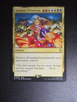 Ruinous Ultimatum Commander: Final Fantasy MTG Magic the Gathering - Image 1