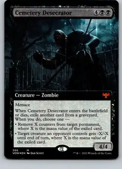 Cemetery Desecrator (Extended Art) Innistrad: Crimson Vow Foil - Image 1