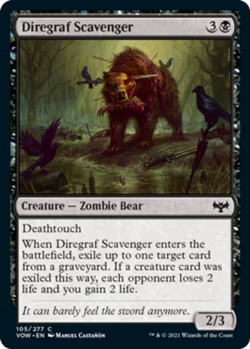 x4 Diregraf Scavenger - Foil C MTG Innistrad: Crimson Vow M/NM, English - Image 1