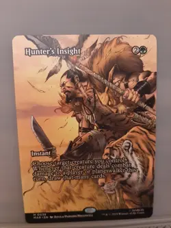 Hunter's Insight (Borderless) Marvel Eternal-Legal Regular NM MTG - Image 1