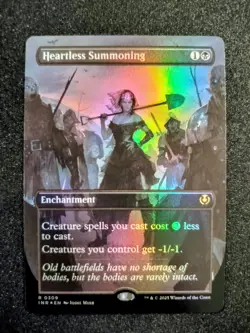 MTG Heartless Summoning Borderless Foil 0309 Innistrad Remastered NM - Image 1