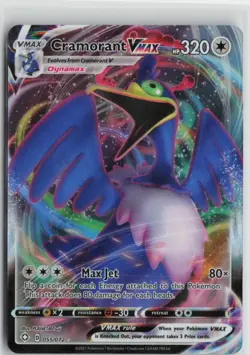 Pokemon Cramorant VMAX 055/072 Shining Fates card Near Mint - Image 1