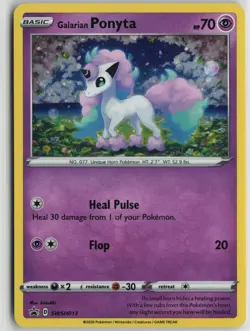Pokemon Galarian Ponyta - SWSH013 SWSH: Sword & Shield Promo Cards NM card - Image 1
