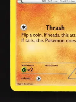 Pupitar 42/124 LP Fates Collide English Pokemon Card TCG - Image 2