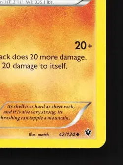 Pupitar 42/124 LP Fates Collide English Pokemon Card TCG - Image 3