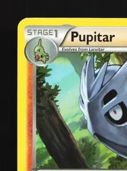 Pupitar 42/124 LP Fates Collide English Pokemon Card TCG - Image 4