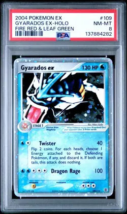 Pokemon Gyarados ex FireRed & LeafGreen Holo #109 PSA 8 NM-MT - Image 1