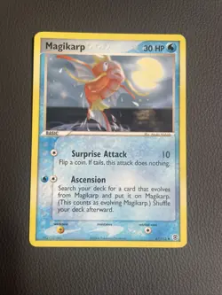 Pokemon Card - Magikarp 67/112 EX Fire Red & Leaf Green (Rarity Error Card) NM - Image 1