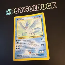 Articuno 17/62 | Base Set Fossil | Non Holo Pokemon Card MP - Image 3