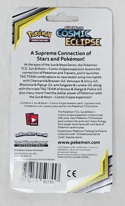 Pokemon Sun & Moon Cosmic Eclipse Booster Blister Pack Mismagius - Image 2