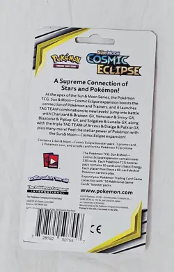 Pokemon Sun & Moon Cosmic Eclipse Booster Blister Pack Mismagius - Image 4