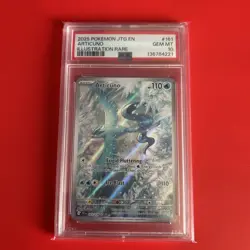 Pokemon TCG Articuno Illustration Rare Journey's Together 161/159 PSA 10 - Image 1