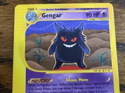Pokemon Base Set Expedition # 48/165 non-holo GENGAR **no play** - Image 2