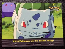 Topps Pokemon Bulbasaur and the Hidden Village EP10 Blue Label 2000 NM - Image 1