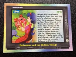 Topps Pokemon Bulbasaur and the Hidden Village EP10 Blue Label 2000 NM - Image 2