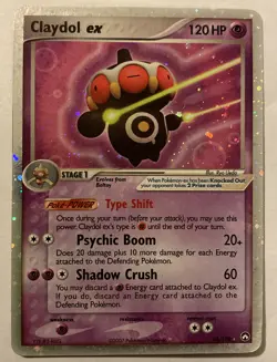 Pokemon TCG Claydol ex EX Power Keepers 93 Holo Rare EX - Image 1