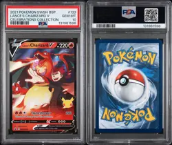 Pokemon 2021 Lance's Charizard V SWSH133 Sword & Shield Promo Holo PSA 10 - Image 3