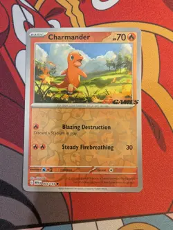 Charmander 004/165 EB Games Stamped Promo 151 Pokemon TCG - Image 1