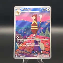 Watchog 153/086 - Pokemon White Flare Illustration Rare IR Full Art Holo Foil NM - Image 1