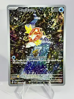 Pokemon Magikarp 203/193 Illustration Rare Paldea Evolved NM SV02 - Image 1