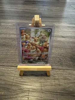 Pokemon TCG Eevee 188/167 Twilight Masquerade Illustration Rare - Image 1