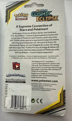 POKEMON SUN MOON COSMIC ECLIPSE BLISTER BOOSTER PACK NEW MISMAGIUS & TERRAKION - Image 5