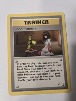Pokemon Good Manners #111/132 Gym Heroes Uncommon Unlimited - Image 1