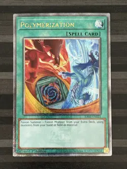 Yugioh | Polymerization (Alt Art) | RA03 | Quarter Century Rare | 1st | NM - Image 1