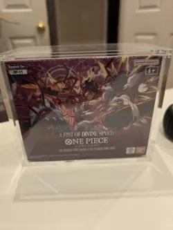 Acrylic Display Case for One Piece booster box OP-05 to OP-13**SHIPS 24Hrs - Image 1