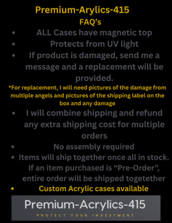 Acrylic Display Case for One Piece booster box OP-05 to OP-13**SHIPS 24Hrs - Image 5