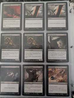 Magic the Gathering Black Cards Lot - One Holo - Image 5