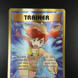 Misty's Determination 108/108 Pokemon Evolutions Holo Full Art Card - Image 2