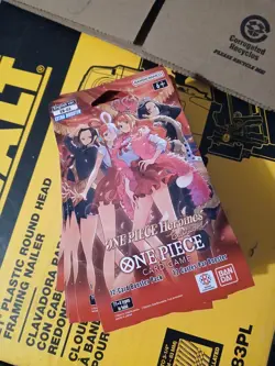 ONE PIECE Card Game EB-03 Heroines Sleeved Booster Pack LOT of 10 NEW Sealed - Image 2
