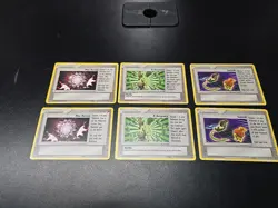 Lot Of 6 Pokemon Trading Figure Game Cards Max Revive X Accuracy Switch - Image 1