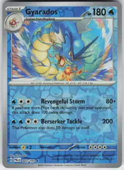 Gyarados 043/193 Reverse Holo Near Mint SV02: Paldea Evolved Pokemon card - Image 1