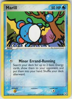 Pokemon TCG Marill 68/109 Team Rocket Returns Common card Normal NM - Image 1
